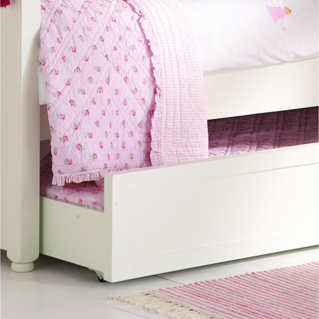 White Truckle Bed